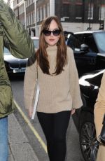 DAKOTA JOHNSON Out and About in London 02/09/2016