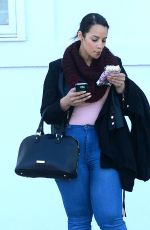 DASCHA POLANCO Leaves an Office in Los Angeles 02/03/2016