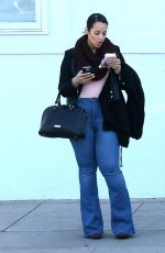 DASCHA POLANCO Leaves an Office in Los Angeles 02/03/2016