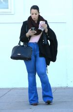 DASCHA POLANCO Leaves an Office in Los Angeles 02/03/2016