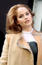 DEBBY RYAN Leaves a Fashion Show in New York 02/12/2016