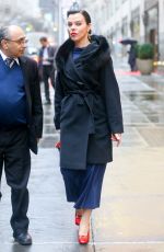 DEBI MAZAAR Leaves NBC Studios in New York 02/03/2016