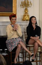 DEMI LOVAT in Performance at the White House Series Hosted by Michelle Obama in Washington 02/24/2016