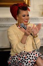DEMI LOVAT in Performance at the White House Series Hosted by Michelle Obama in Washington 02/24/2016