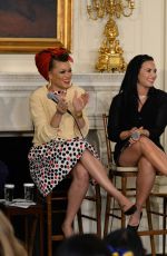DEMI LOVAT in Performance at the White House Series Hosted by Michelle Obama in Washington 02/24/2016