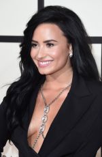 DEMI LOVATO at Grammy Awards 2016 in Los Angeles 02/15/2016