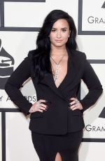 DEMI LOVATO at Grammy Awards 2016 in Los Angeles 02/15/2016