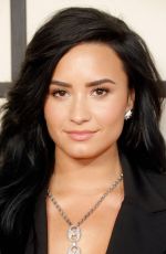 DEMI LOVATO at Grammy Awards 2016 in Los Angeles 02/15/2016