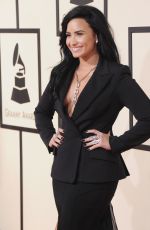 DEMI LOVATO at Grammy Awards 2016 in Los Angeles 02/15/2016
