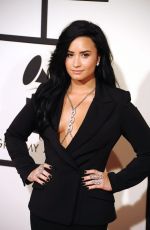 DEMI LOVATO at Grammy Awards 2016 in Los Angeles 02/15/2016