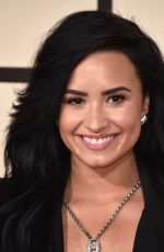 DEMI LOVATO at Grammy Awards 2016 in Los Angeles 02/15/2016