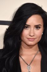 DEMI LOVATO at Grammy Awards 2016 in Los Angeles 02/15/2016