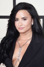 DEMI LOVATO at Grammy Awards 2016 in Los Angeles 02/15/2016