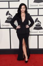 DEMI LOVATO at Grammy Awards 2016 in Los Angeles 02/15/2016