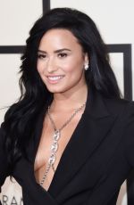 DEMI LOVATO at Grammy Awards 2016 in Los Angeles 02/15/2016