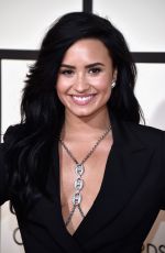 DEMI LOVATO at Grammy Awards 2016 in Los Angeles 02/15/2016