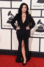 DEMI LOVATO at Grammy Awards 2016 in Los Angeles 02/15/2016