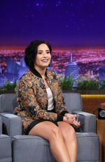 DEMI LOVATO at Tonight Show Starring Jimmy Fallon 02/19/2016