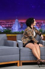 DEMI LOVATO at Tonight Show Starring Jimmy Fallon 02/19/2016