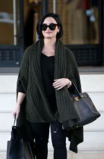 DEMI LOVATO Leaves Barneys New York in Beverly Hills 02/03/2016