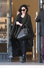 DEMI LOVATO Leaves Barneys New York in Beverly Hills 02/03/2016