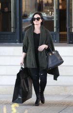 DEMI LOVATO Leaves Barneys New York in Beverly Hills 02/03/2016