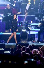 DEMI LOVATO Performs at 2016 Musicares Person of the Year Honoring Lionel Richie 02/13/2016