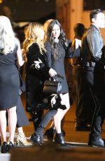 DEMI MOORE Arrives at Saint Laurent Fashion Show in Los Angeles 02/10/2016