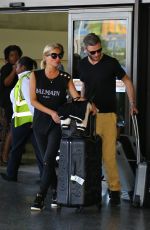 DENISE VAN OUTEN at Airport in Barbados 01/27/2016
