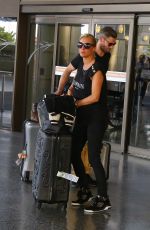 DENISE VAN OUTEN at Airport in Barbados 01/27/2016
