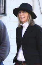 DIANE KEATON Out and About in Los Angeles 02/08/2016