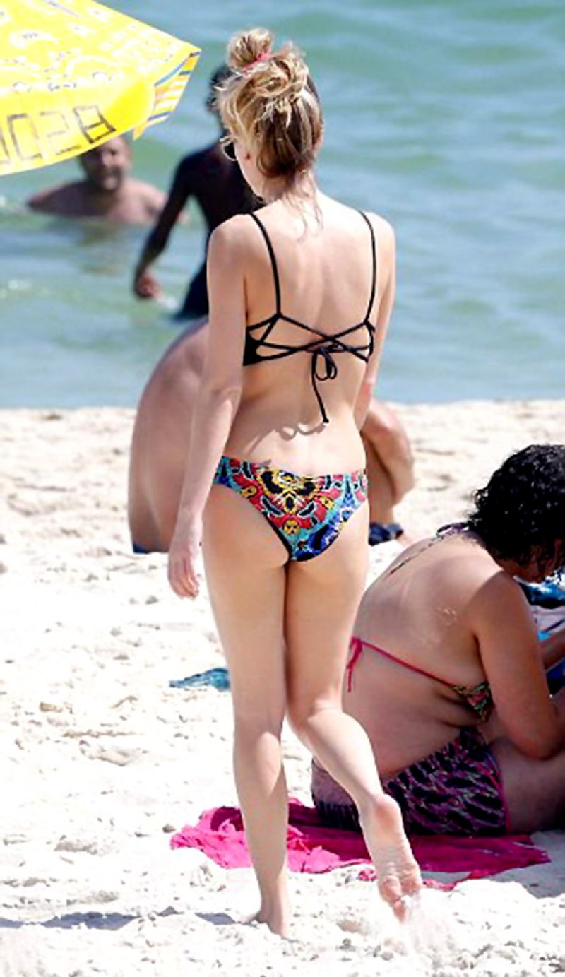 DYLAN PENN in Bikini at Her Hotel and a Beach in Rio De Janeiro 02/02/2016.