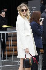 ELIZABETH OLSEN Arrives at Gucci Fashion Show in London 02/24/2016