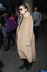 ELIZABETH OLSEN at LAX Airport in Los Angeles 02/25/2016