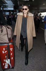 ELIZABETH OLSEN at LAX Airport in Los Angeles 02/25/2016