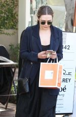 ELIZABETH OLSEN Out Shoppin in Los Angeles 02/26/2016