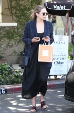 ELIZABETH OLSEN Out Shoppin in Los Angeles 02/26/2016