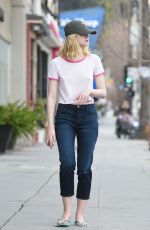 ELLE FANNING Out and About in Los Angeles 01/27/2016