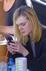 ELLE FANNING Out and About in Studio City 02/09/2016
