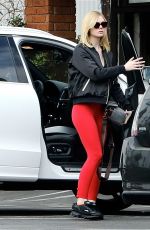 ELLE FANNING Out Shopping in Los Angeles 01/30/2016