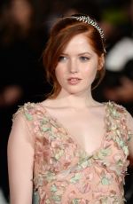 ELLIE BAMBER at Pride and Prejudice and Zombies Premiere in London 02/01/2016