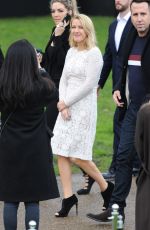 ELLIE GOULDING at Burberry Prorsum Womenswear Catwalk Show at London Fashion Week 02/22/2016