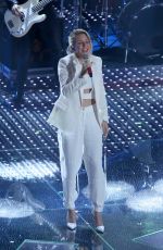 ELLIE GOULDING Performs at 66th Sanremo Music Festival 02/10/2016
