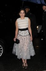 EMILIA CLARKE Arrives at Charles Finch Pre-bafta Party in London 02/13/2016