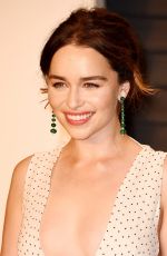 EMILIA CLARKE at Vanity Fair Oscar 2016 Party in Beverly Hills 02/28/2016