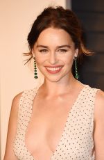 EMILIA CLARKE at Vanity Fair Oscar 2016 Party in Beverly Hills 02/28/2016