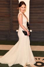 EMILIA CLARKE at Vanity Fair Oscar 2016 Party in Beverly Hills 02/28/2016