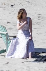 EMILIA CLARKE on the Set of a Photoshoot in Malibu 02/04/2016