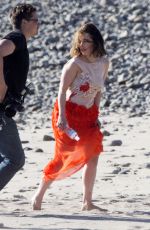 EMILIA CLARKE on the Set of a Photoshoot in Malibu 02/04/2016