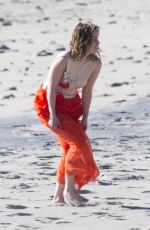 EMILIA CLARKE on the Set of a Photoshoot in Malibu 02/04/2016